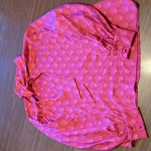 Worthington XL Silky Tie Neck Top